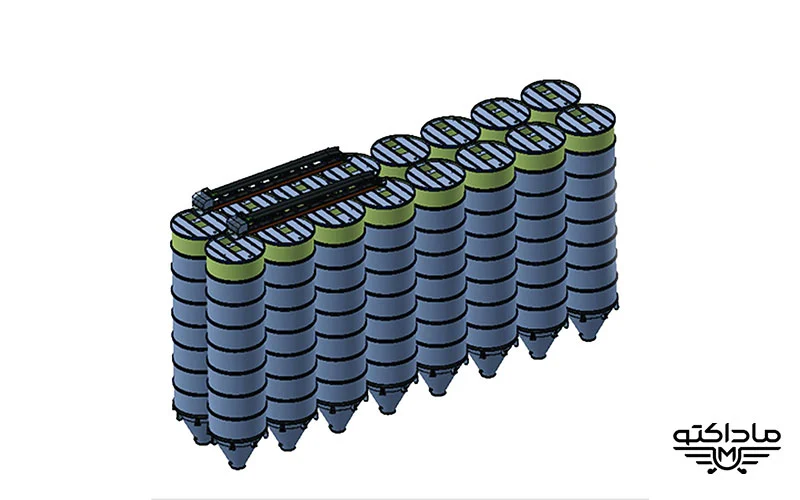 سیلوها و تجهیزات ذخیره سازی - ماداکتو صنعت